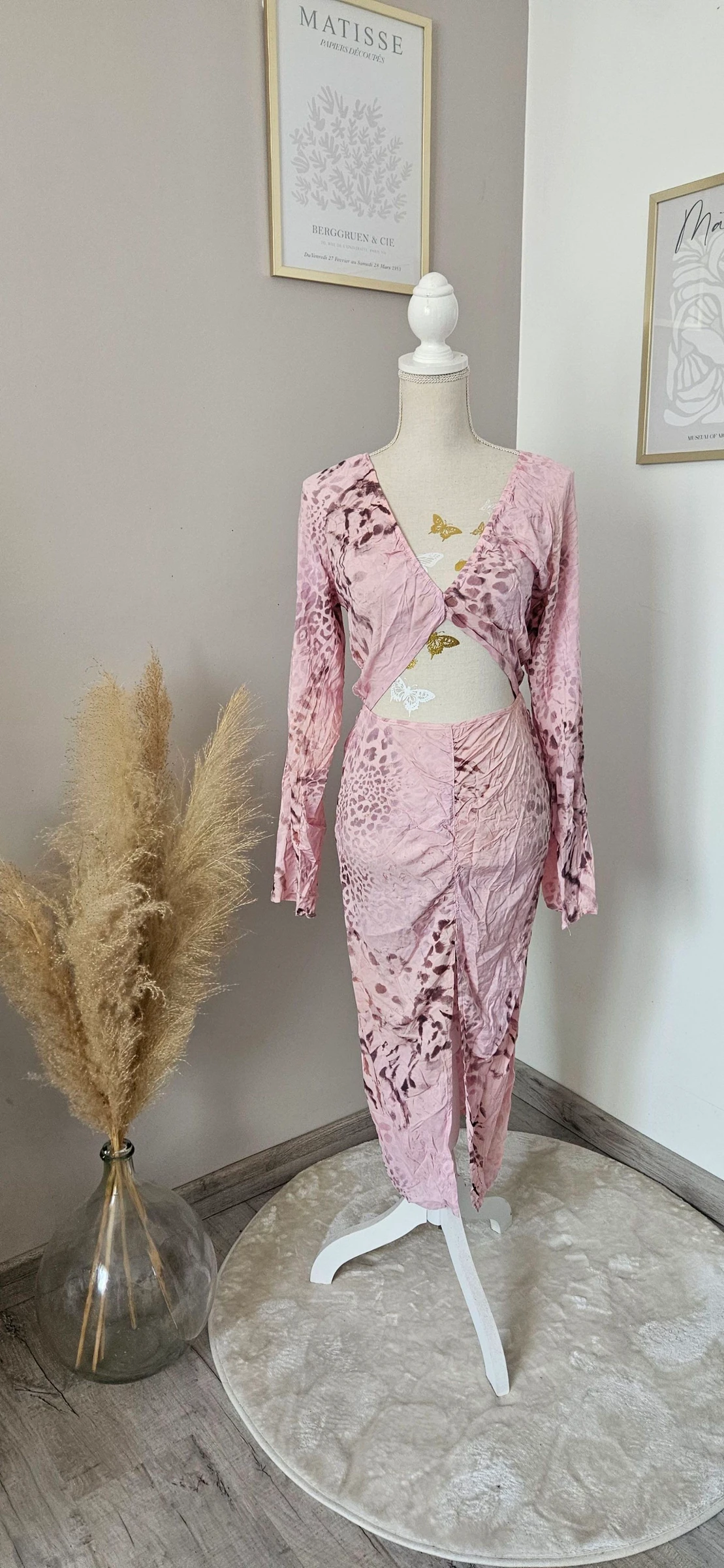Vestido largo Tezenis nuevo talla S con escote y abertura – photo 2